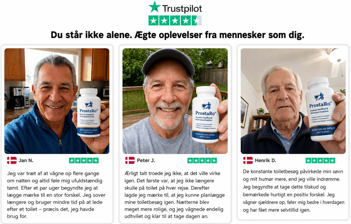 ProstaRo™ | Stop toiletbesøg om natten inden for 6 dage