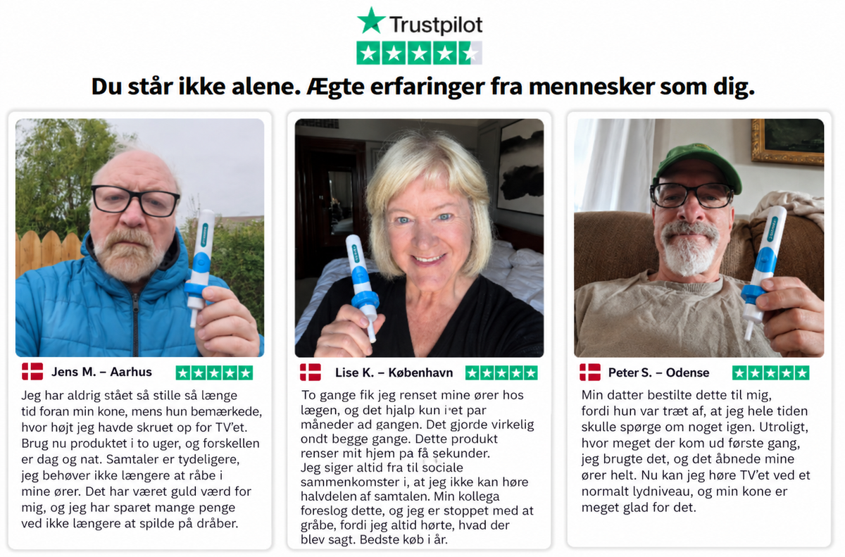 VaxBorta™ | Lider du af tilstoppede ører og går glip af hvert et ord i samtaler? Få krystalklar hørelse tilbage på bare 15 sekunder med VaxBorta™!