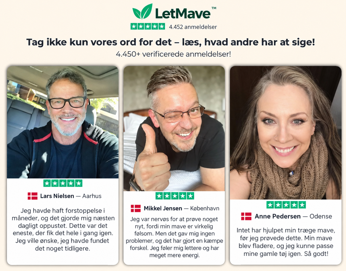LetMave™ Kapsler | Slip af med oppustethed og tab op til 4,5 kg på bare 7 dage!