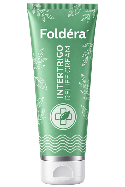 Foldéra™ Hudfoldsbetændelse Lindring | Behandler 99% Af Hudfoldsudslæt Fra Første Påføring