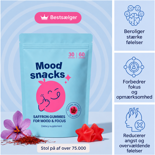 Roovia™ |Safran gummies til ro, fokus og følelsesmæssig balance