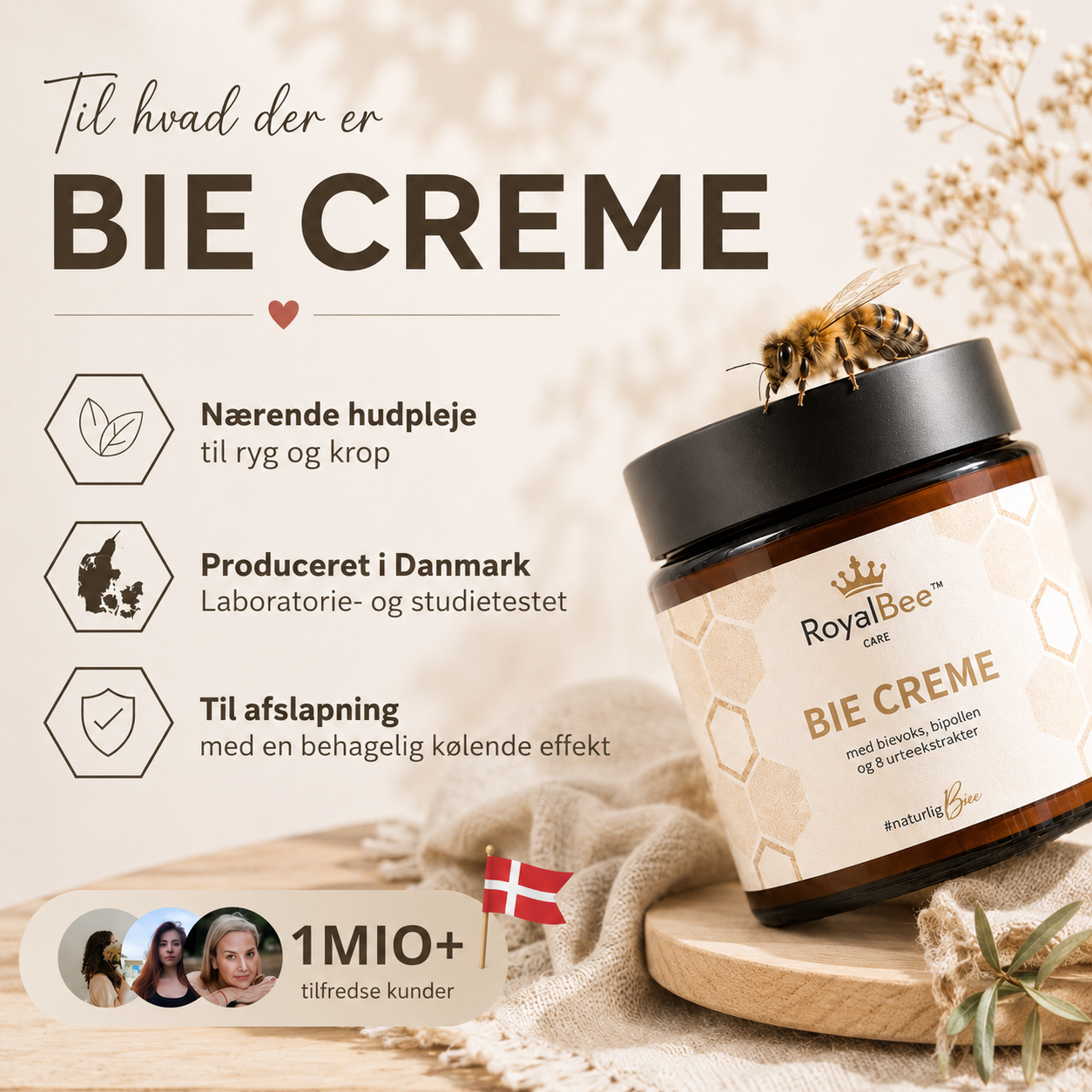 Nordvaya RoyalBee™| 1+1 GRATIS, mindst 50% rabat | 🐝 Din hud vil elske dig.