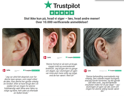 Øreliva™ | Tinnitus Spray | Dæmper, Beroliger Og Letter Ringen For Ørerne Med Op Til 98% På 24 Timer!