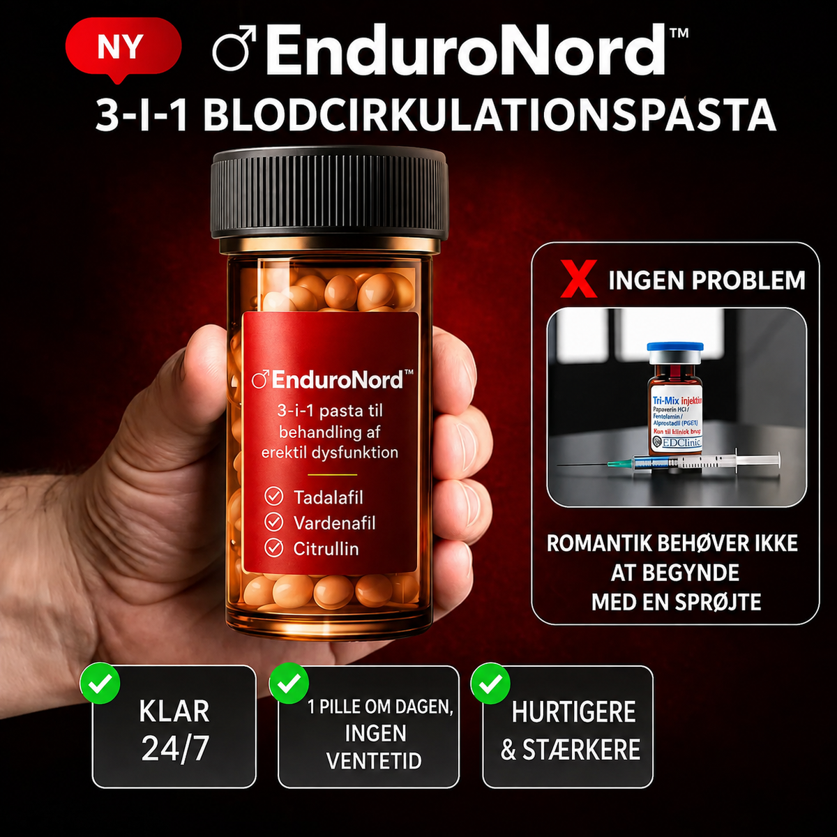 EnduroNord™ | Hvordan Viagra skuffede mig og reddede mit ægteskab