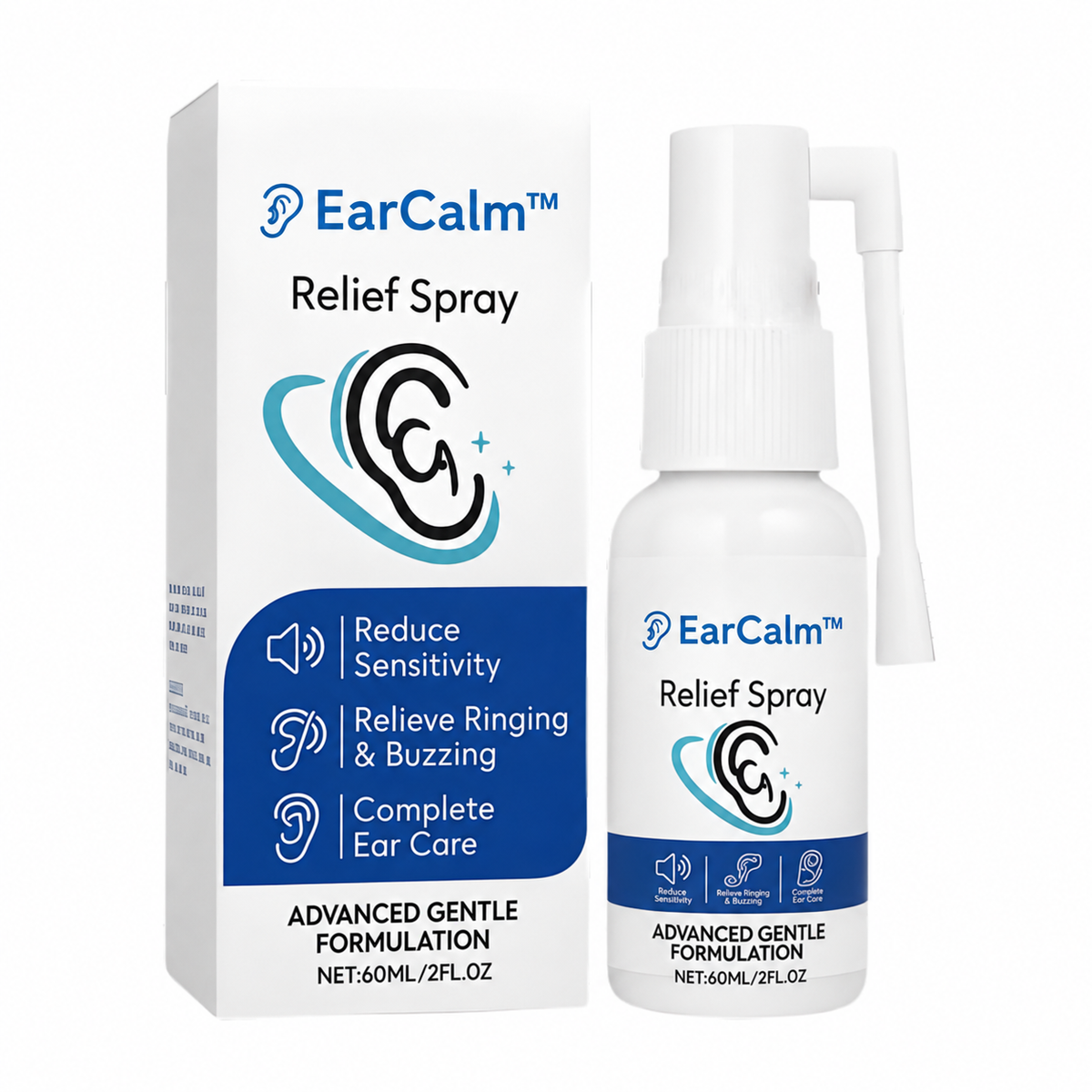 EarCalm™|Reducer tinnitus og forbedrer hørekomforten med 90% på 3 dage