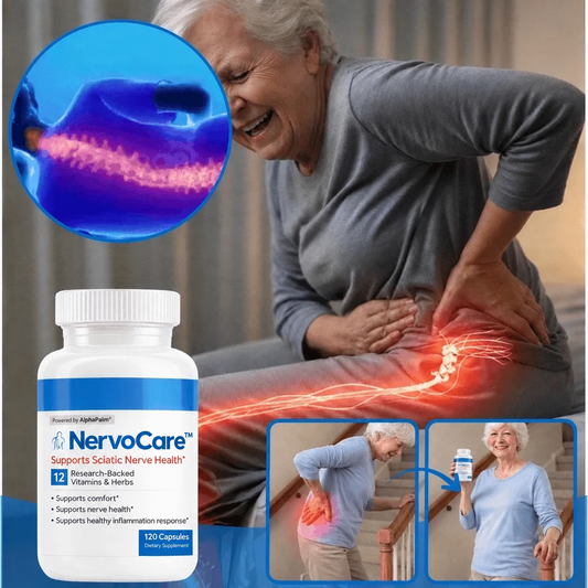 NervoCare™ | Fjern op til 97 % af iskias- og nervesmerter på 7 dage
