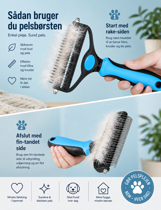 Nordvaya PelsPro™ | (1+1 Gratis) |🐾 Fjerner filtre og løse hår uden besvær