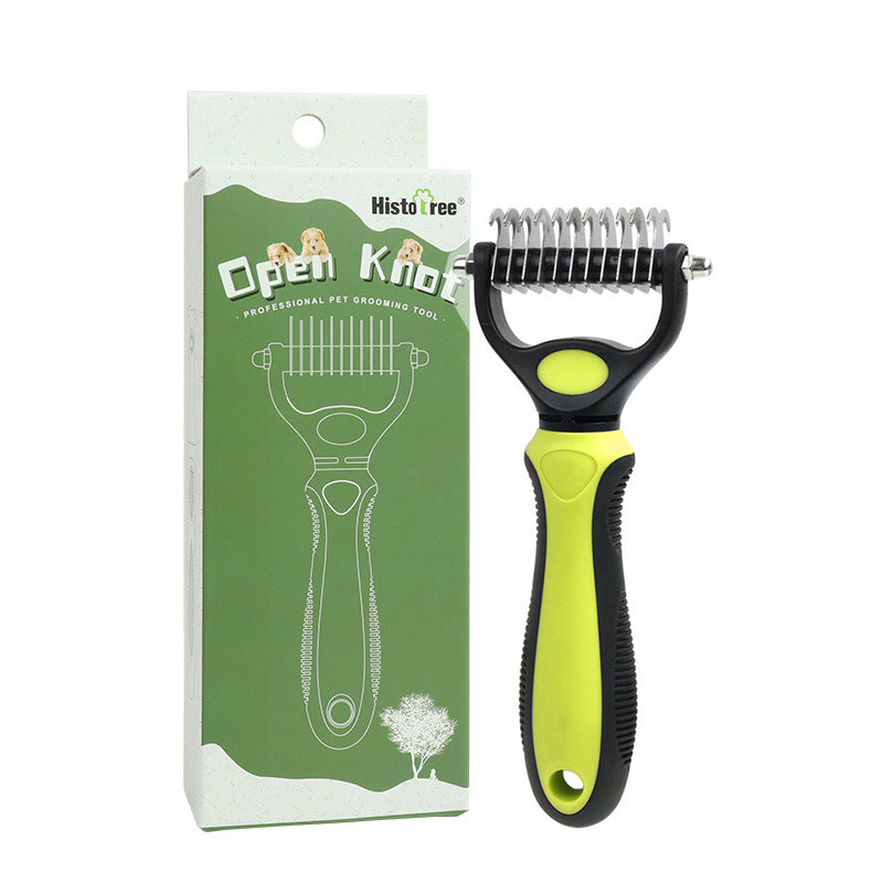 ✂️ Professioneel ontklittingshulpmiddel – Voor huisdieren | Snijdt klitten • RvV-vrij mes