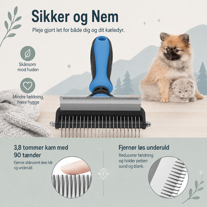 Nordvaya PelsPro™ | (1+1 Gratis) |🐾 Fjerner filtre og løse hår uden besvær