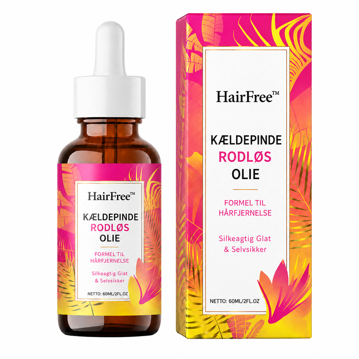 HairFree™ |Tag kontrollen over uønsket hårvækst, reducer genvæksten med op til 96 % på 2 uger!