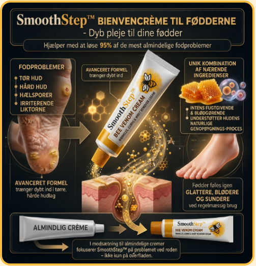 SmoothStep™ Fodcreme | Fjern hård hud og ligtorne på kun 2 dage!