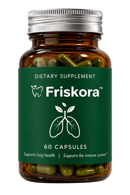Friskora™ Kapsler | Eliminerer vedvarende dårlig ånde inden for 36 timer – du behøver aldrig at dække din mund til igen!
