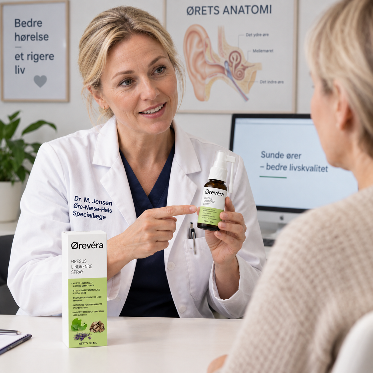 Øreliva™ | Tinnitus Spray | Dæmper, Beroliger Og Letter Ringen For Ørerne Med Op Til 98% På 24 Timer!