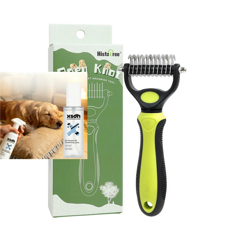 ✂️ Professioneel ontklittingshulpmiddel – Voor huisdieren | Snijdt klitten • RvV-vrij mes