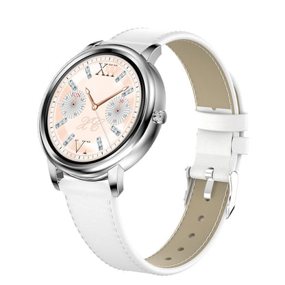 Nordvaya Lunéra™ | Elegant smartwatch til kvinder, der forener tidløs elegance, smart teknologi og eksklusivt design i ét smukt ur.