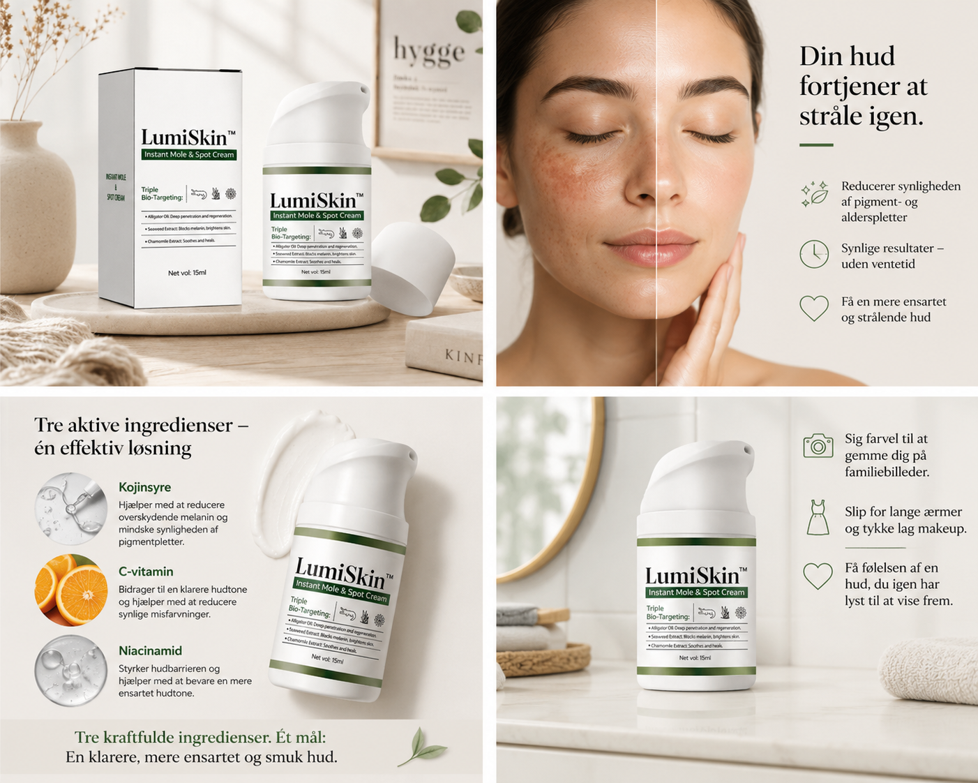 LumiSkin™ |✨Mindst 50% rabat🙅| ✨💖 Lysere hud. Mere selvtillid. Hver eneste dag.