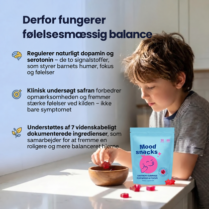 Roovia™ |Safran gummies til ro, fokus og følelsesmæssig balance