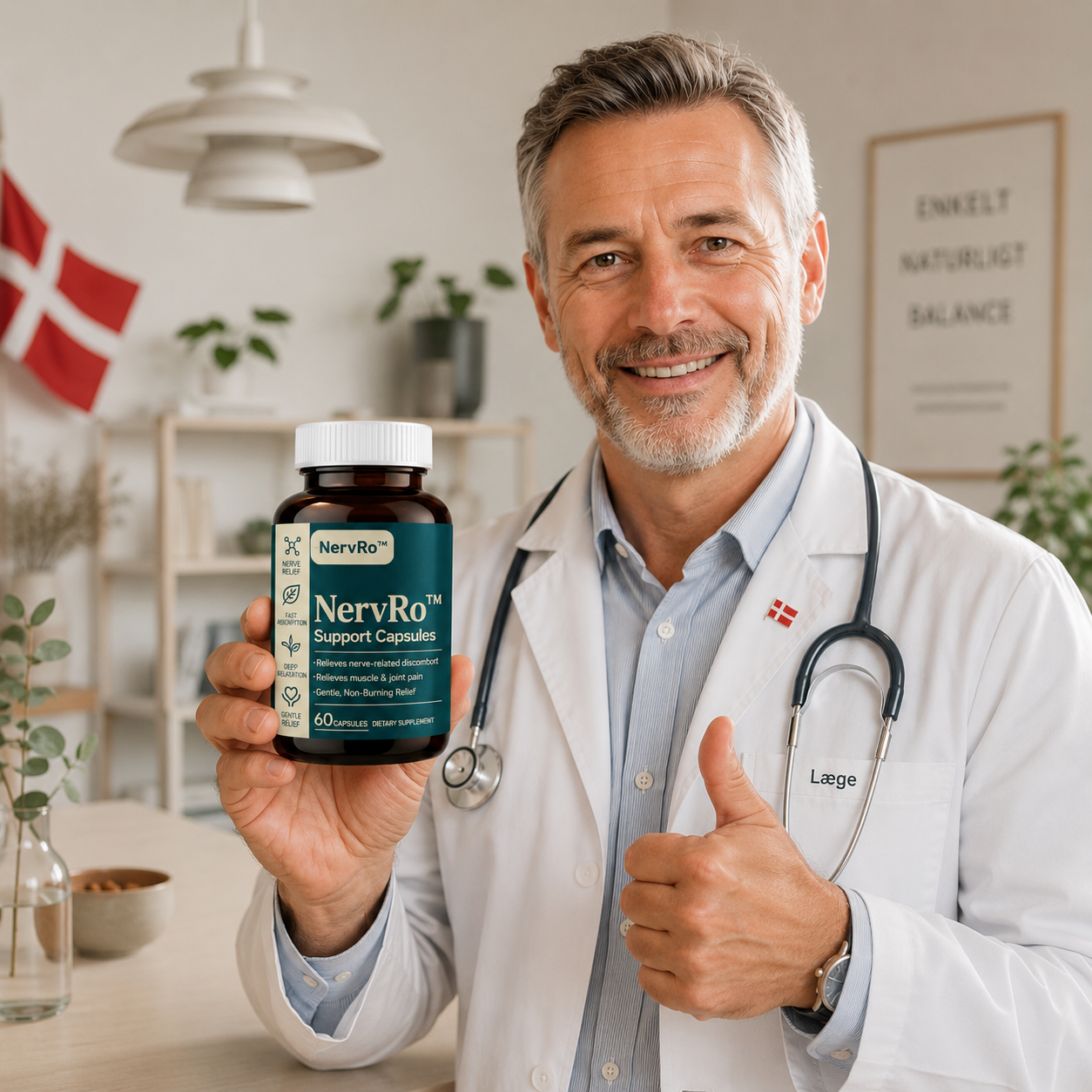 NervRo™ |🌿Mindst 50% rabat🌟| Naturlig støtte til nerver, balance og sikre skridt – hver eneste dag.