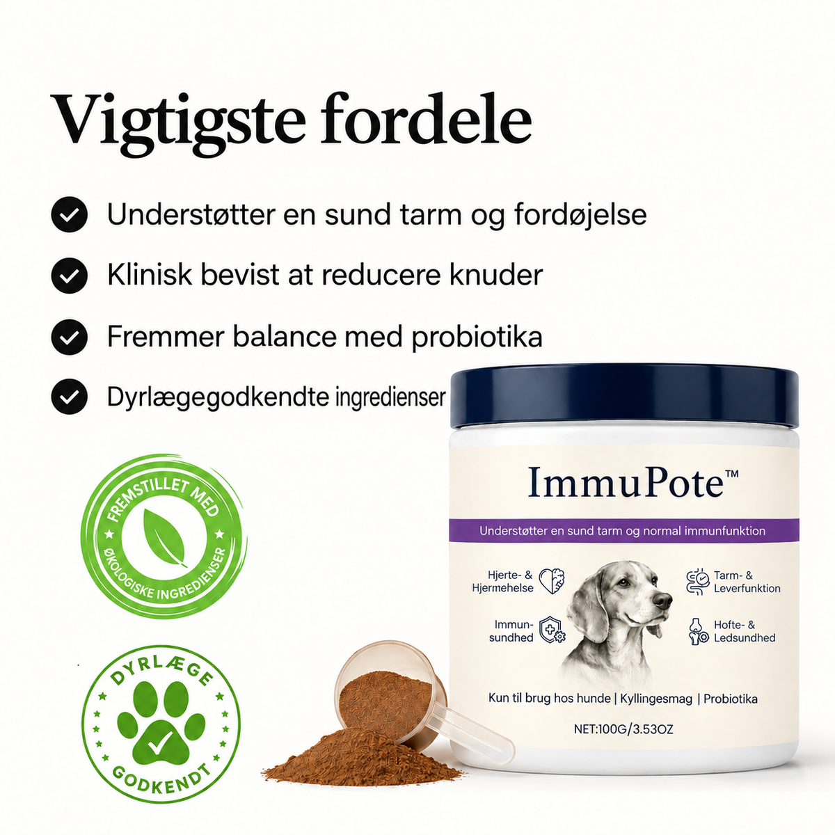 ImmuPote™ | Formel med kalkunhale og probiotika