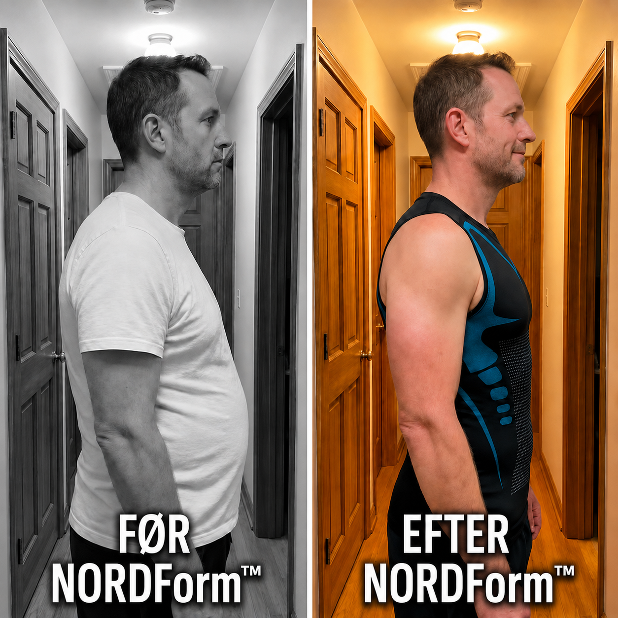 NordForm™ Compression Shirt | Diskret støtte. Synlige resultater. (2+1 Gratis, 3+2 Gratis)