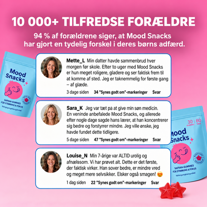 Roovia™ |Safran gummies til ro, fokus og følelsesmæssig balance