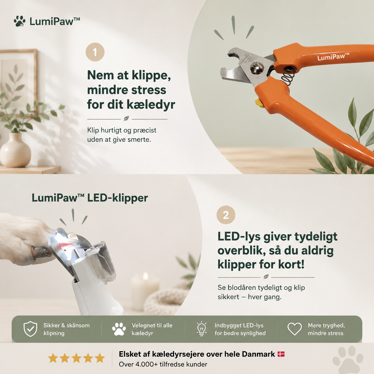 LumiPaw™ |🌿Mindst 50% rabat💰| ✨🐾  Fordi hver pote fortjener et sikkert klip.