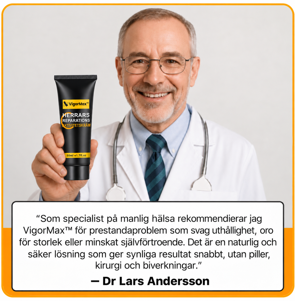 VigorMax™ Creme| Øg længde og udholdenhed på 7 dage