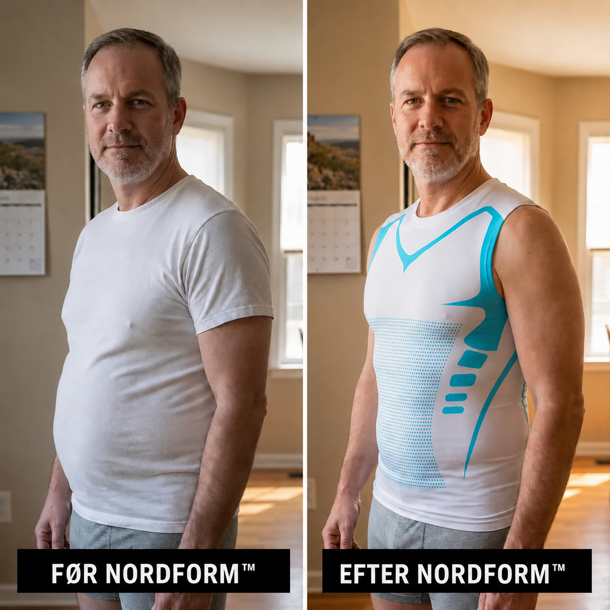 NordForm™ Compression Shirt | Diskret støtte. Synlige resultater. (2+1 Gratis, 3+2 Gratis)