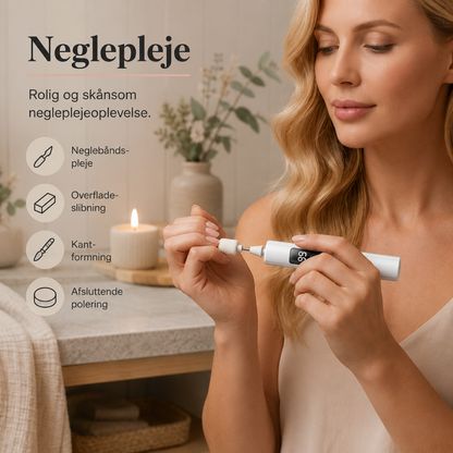 NordicNails™ Elektrisk Neglefræser|🤲Mindst 50% procent💅 |  ✨ Professionel neglepleje med præcision, komfort og flotte resultater – hver eneste gang.