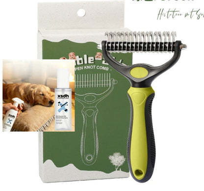 ✂️ Professioneel ontklittingshulpmiddel – Voor huisdieren | Snijdt klitten • RvV-vrij mes