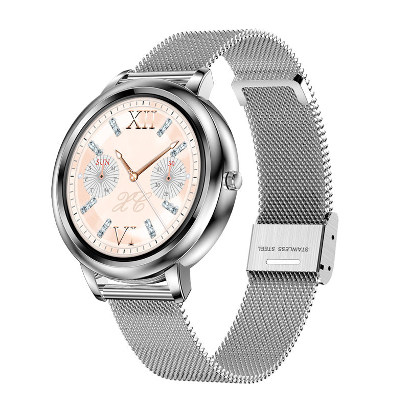 Nordvaya Lunéra™ | Elegant smartwatch til kvinder, der forener tidløs elegance, smart teknologi og eksklusivt design i ét smukt ur.