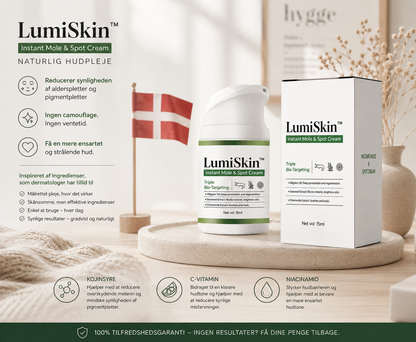 LumiSkin™ |✨Mindst 50% rabat🙅| ✨💖 Lysere hud. Mere selvtillid. Hver eneste dag.