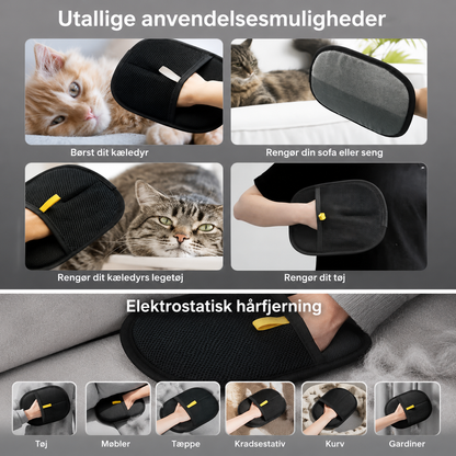 Nordvaya PelsFri™ | Den genanvendelige dyrehårsfjerner til sofaer, tøj, tæpper og bilsæder (1+1 Gratis)