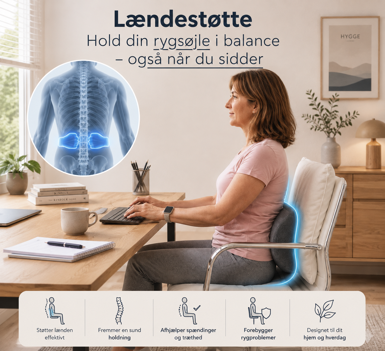 NordRyg™ | 🌿 Naturlig støtte til ryggen – designet til afslapning, komfort og daglig velvære.