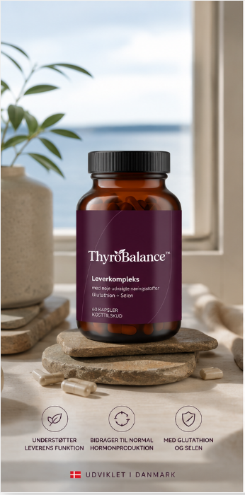 ThyroBalance™ | 🌿Mindst 50% rabat🌟| Støtter kroppens normale omsætning af skjoldbruskkirtelhormoner – med selen, glutathion og nøje udvalgte planteekstrakter.