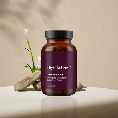 ThyroBalance™ | 🌿Mindst 50% rabat🌟| Støtter kroppens normale omsætning af skjoldbruskkirtelhormoner – med selen, glutathion og nøje udvalgte planteekstrakter.