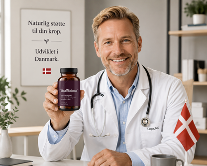 ThyroBalance™ | 🌿Mindst 50% rabat🌟| Støtter kroppens normale omsætning af skjoldbruskkirtelhormoner – med selen, glutathion og nøje udvalgte planteekstrakter.