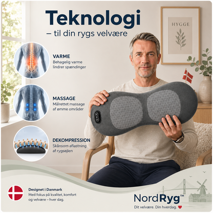 NordRyg™ | 🌿 Naturlig støtte til ryggen – designet til afslapning, komfort og daglig velvære.