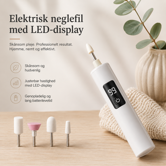 NordicNails™ Elektrisk Neglefræser|🤲Mindst 50% procent💅 |  ✨ Professionel neglepleje med præcision, komfort og flotte resultater – hver eneste gang.