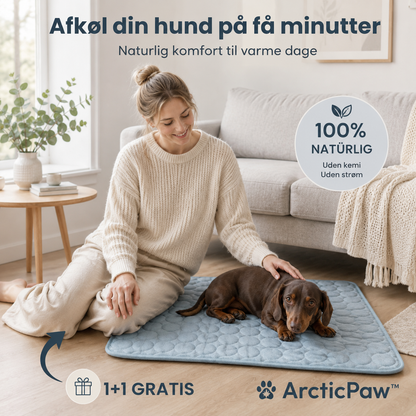 ArcticPaw™ Kølemåtte | Holder din hund eller kat kølig og afslappet – selv på de varmeste sommerdage (Køb 2 – få den 2. med 60% rabat)