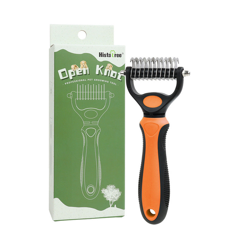 ✂️ Professioneel ontklittingshulpmiddel – Voor huisdieren | Snijdt klitten • RvV-vrij mes