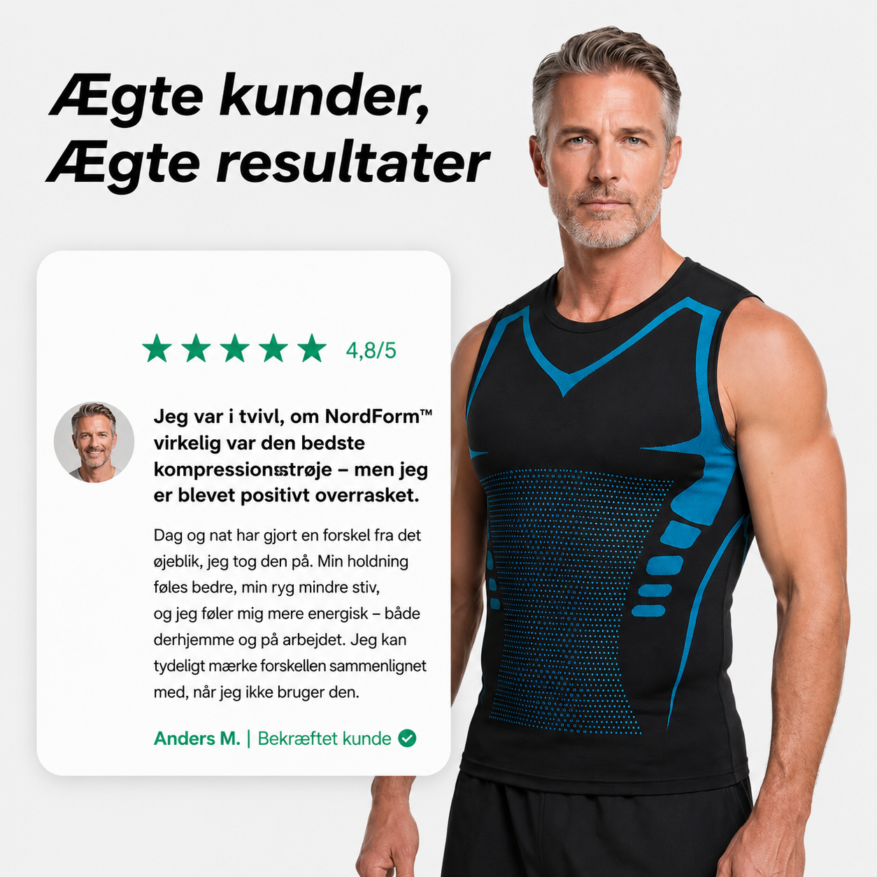 NordForm™ Compression Shirt | Diskret støtte. Synlige resultater. (2+1 Gratis, 3+2 Gratis)