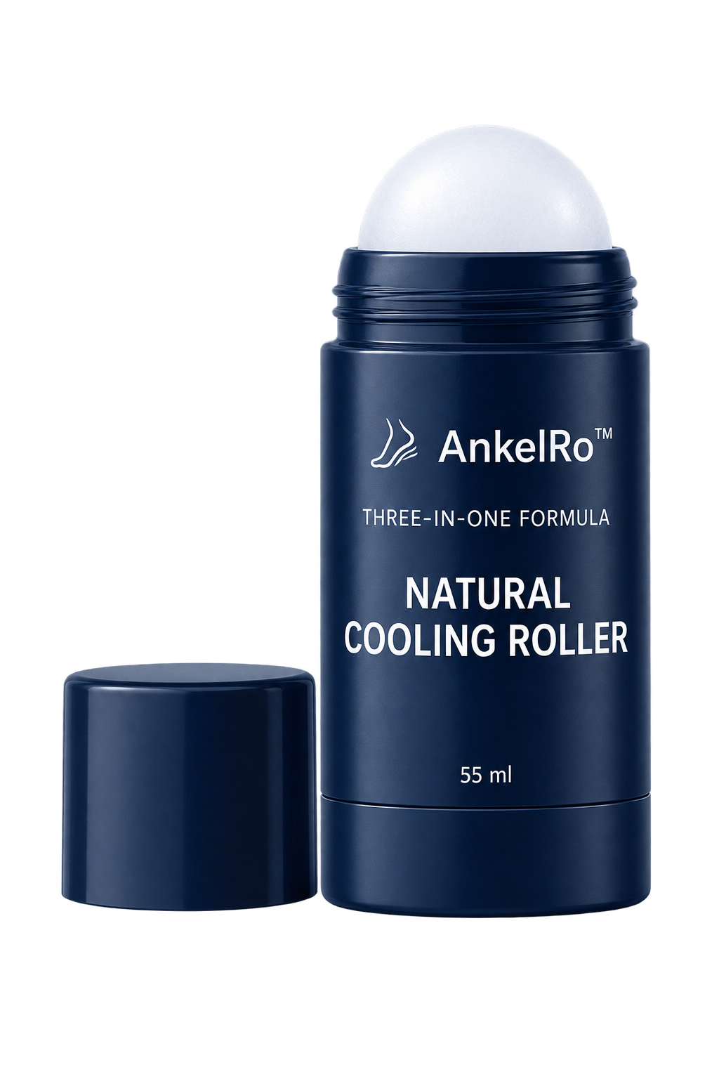 AnkelRo™ — Mikrocirkulationsroll-on | Lindrer varme, tunge ben på bare 10 sekunder