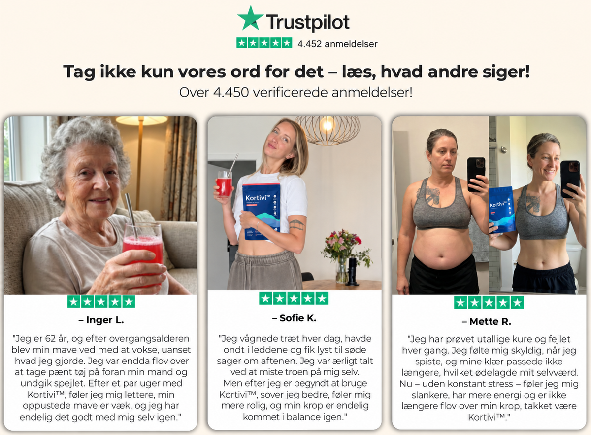 Kortivi™ Kortisol-tilskud | Reducer genstridigt mavefedt & tab op til 6 kg på bare 30 dage!