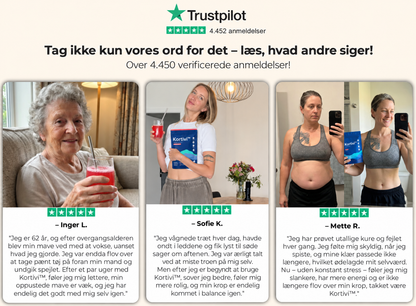Kortivi™ Kortisol-tilskud | Reducer genstridigt mavefedt & tab op til 6 kg på bare 30 dage!
