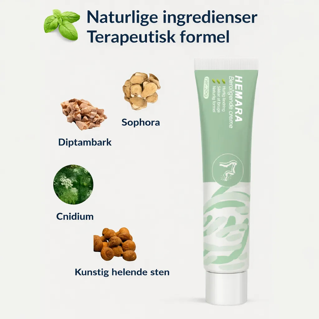 Hemara™ | Urtebaseret Hæmoridecreme | Behandler 99 % Af Hæmorider Fra Første Anvendelse!