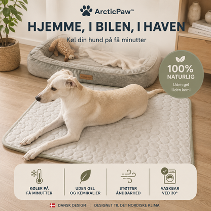 ArcticPaw™ Kølemåtte | Holder din hund eller kat kølig og afslappet – selv på de varmeste sommerdage (Køb 2 – få den 2. med 60% rabat)