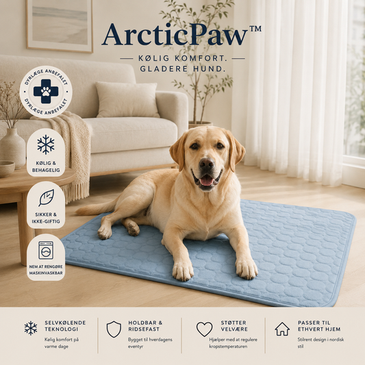 ArcticPaw™ Kølemåtte | Holder din hund eller kat kølig og afslappet – selv på de varmeste sommerdage (Køb 2 – få den 2. med 60% rabat)