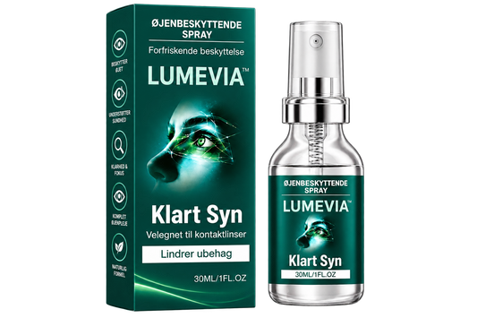 LUMEVIA™ | LUTEIN ØJENSPRAY | En praktisk øjenspray med lutein, zeaxanthin og E-vitamin – udviklet til daglig pleje og støtte af øjnenes velvære.
