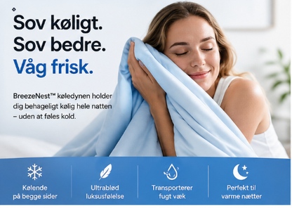 BreezeNest™ | mindst 50% rabat | 💤 Farvel sved. Hej søvn.